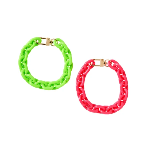 '80s Chain Bracelets - 2 Pack