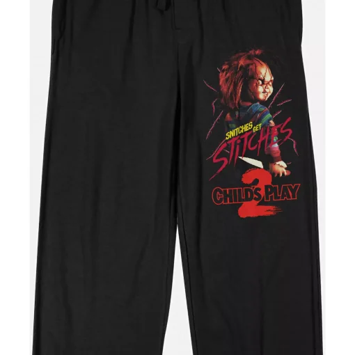 Snitches Get Stitches Lounge Pants - Chucky
