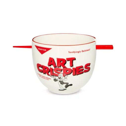 Terrifier Art Crispies Bowl with Chopsticks