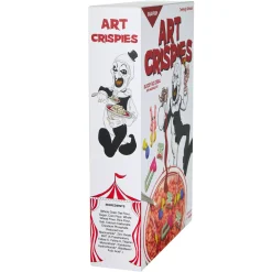Terrifier Art Crispies Cereal Box Sign