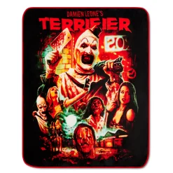 Terrifier Movie Poster Fleece Blanket