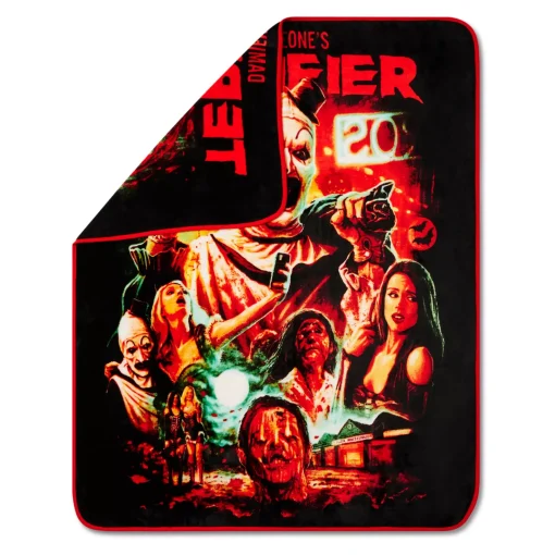 Terrifier Movie Poster Fleece Blanket