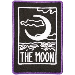 The Moon Tarot Card Patch Set