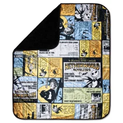 The Nightmare Before Christmas Comic Strip Fleece Blanket