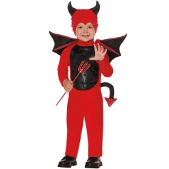 Toddler Devil Jumpsuit Costume