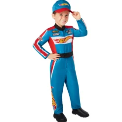 Toddler Hot Wheels Driver Jumpsuit Costume