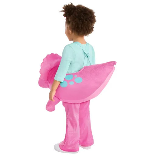 Toddler Pink Dino Ride-Along Costume
