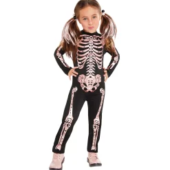 Toddler Pink Skeleton Costume
