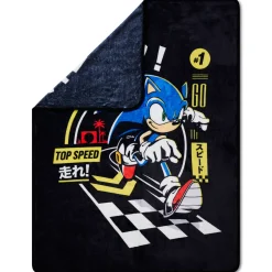 Top Speed Sonic Fleece Blanket
