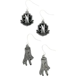 Wednesday Addams Earring Set- Wednesday