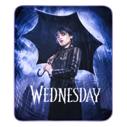 Wednesday Addams Fleece Blanket