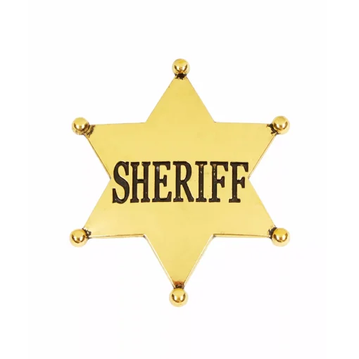 Western Sheriff Gold Badge