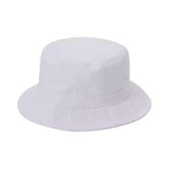 White Canvas Bucket Hat