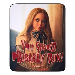 You Should Probably Run M3GAN Fleece Blanket