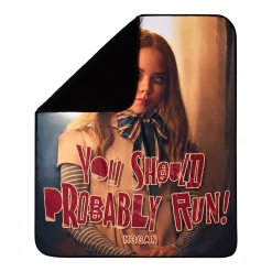 You Should Probably Run M3GAN Fleece Blanket